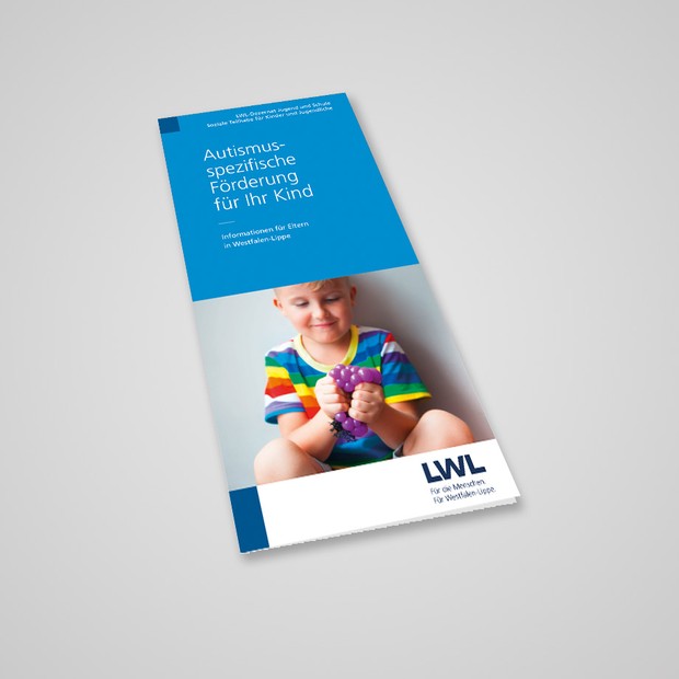 Titelseite des Elternflyers Autismusspezifische Förderung für Ihr Kind